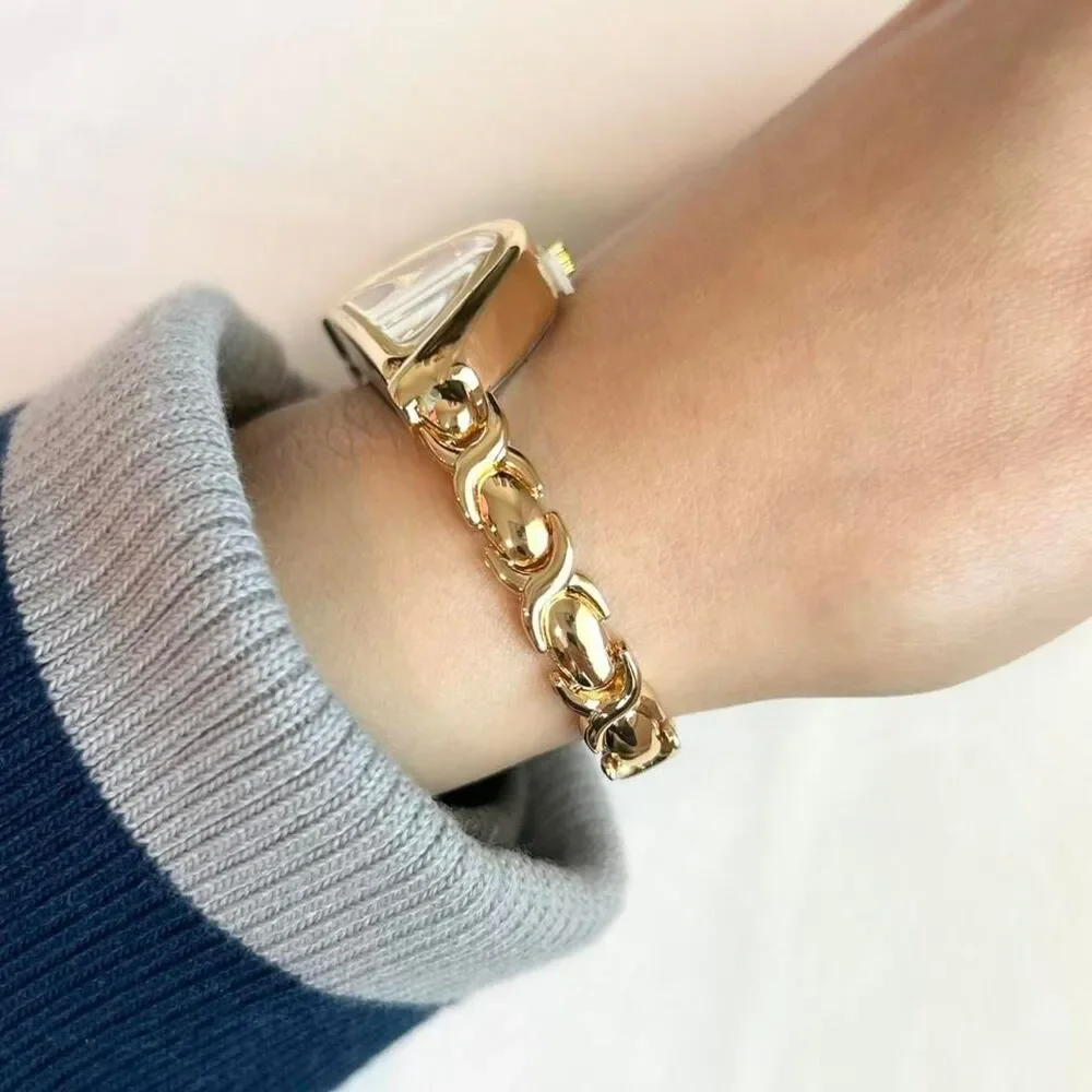 Vintage Inspired Luxury Gold Tone Watch